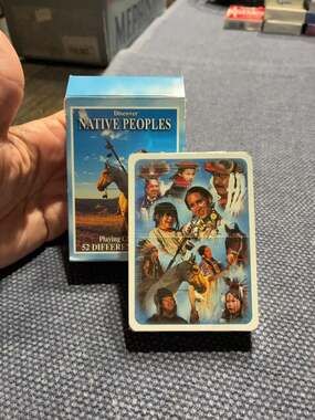 NIP Discover Native Peoples Playing Cards 52 Different Images Deck